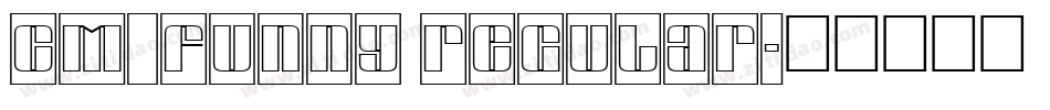 CM_Funny Regular字体转换